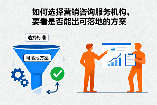 如何選擇營銷咨詢服務機構，要看是否能出可落地的方案