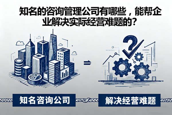 知名的咨詢管理公司有哪些，能幫企業(yè)解決實(shí)際經(jīng)營難題的？