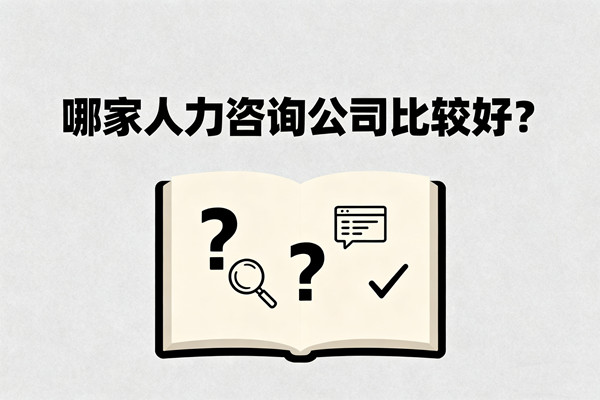 哪家人力咨詢公司比較好？